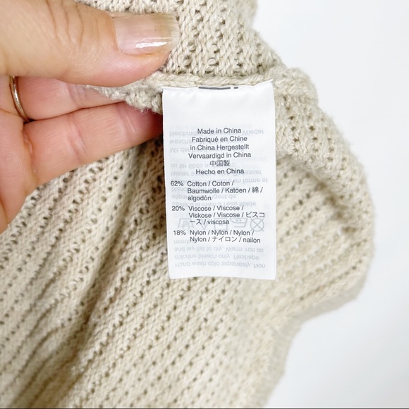 Madewell Seabank Open Front Cardigan Sweater Tan Small - Picture 14 of 14